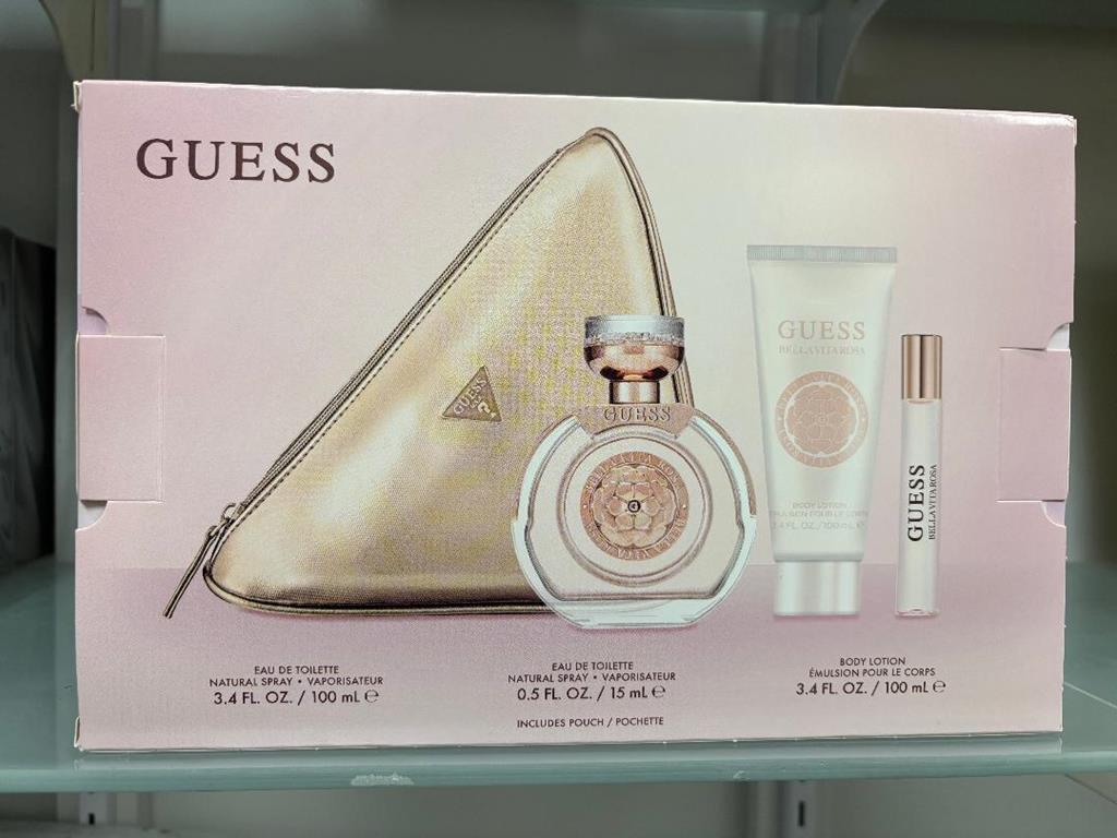 Bella Vita Rosa by Guess 100ml Edt Spray 4Pcs Giftset For Women