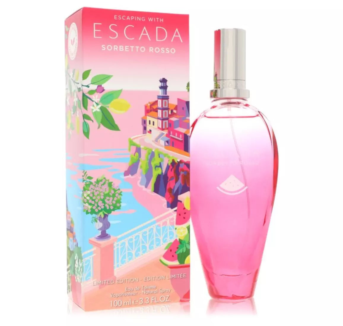 Escada Sorbetto Rosso limited edition 100ml edt spray for women