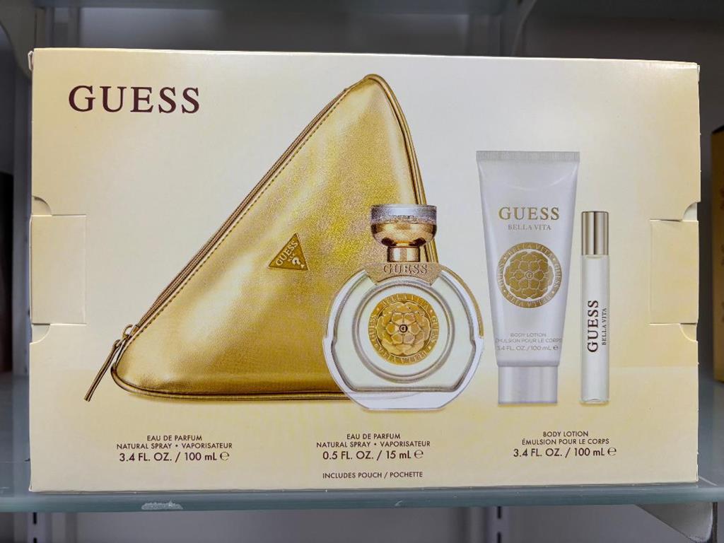 Guess Bella Vita 100ml edp spray 4pcs giftset for women