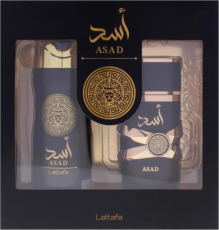 Asad by Lattafa 100ml Edp Spray 2pcs giftset For Men